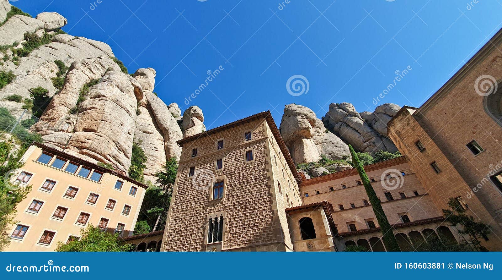 exterior shot of santa maria de montserratÃ¢â¬ÂÃÂÃÂ½ abbey